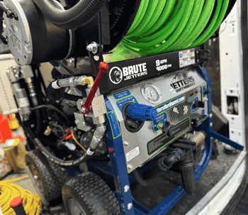 Professional plumbing equipment for repairs