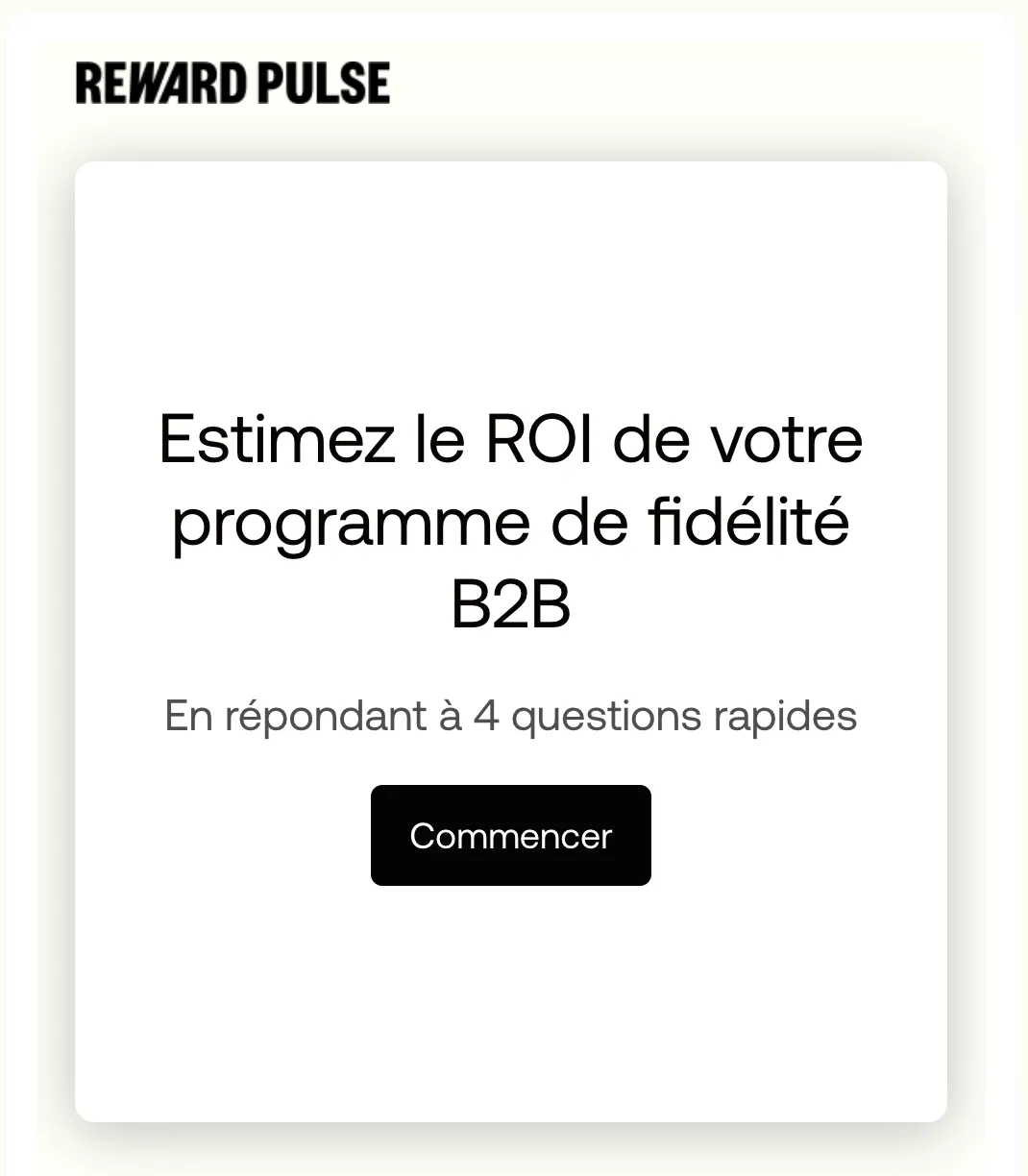 Estimez le ROI de votre programme de fidélité B2B