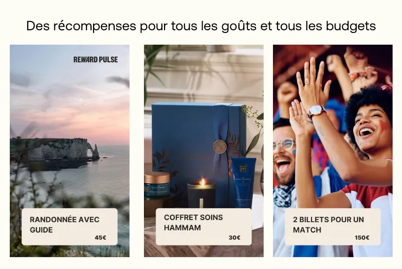 Des récompenses pour tous les goûts et pour tous les budgets