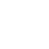 Abstract geometric design with white shapes on transparent background forming a symmetrical pattern.