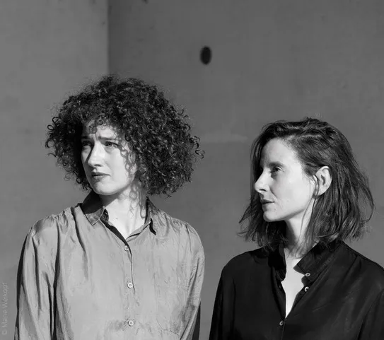 Schwarz-weiß-Foto des Duos ULRICH NIXDORF