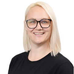 Headshot of Danielle Rayner, Director, Finance & People