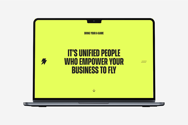 Smartphone showing design article.