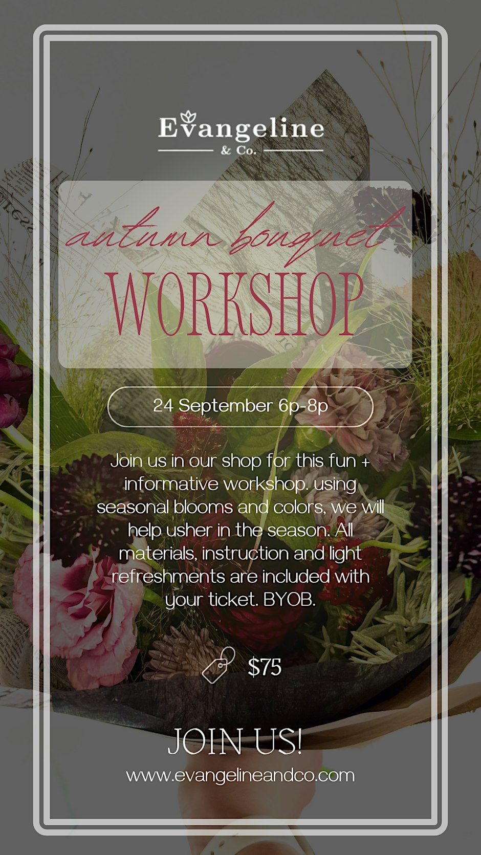 Autumn Bouquet Workshop