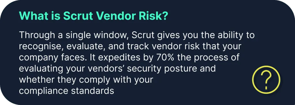 What is vendor risk?