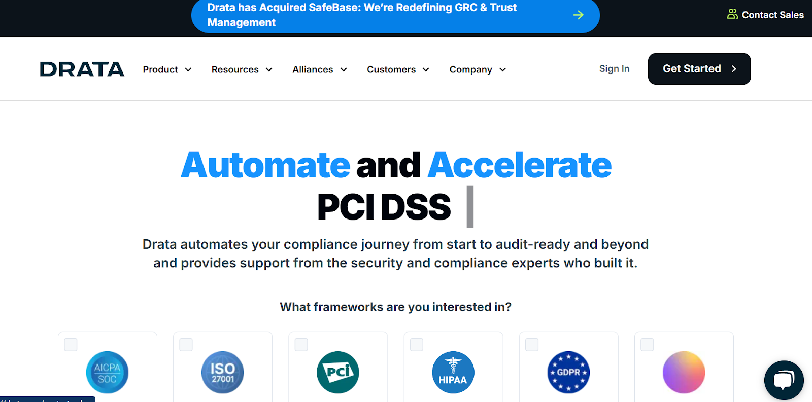 Drata - PCI DSS Compliance Software