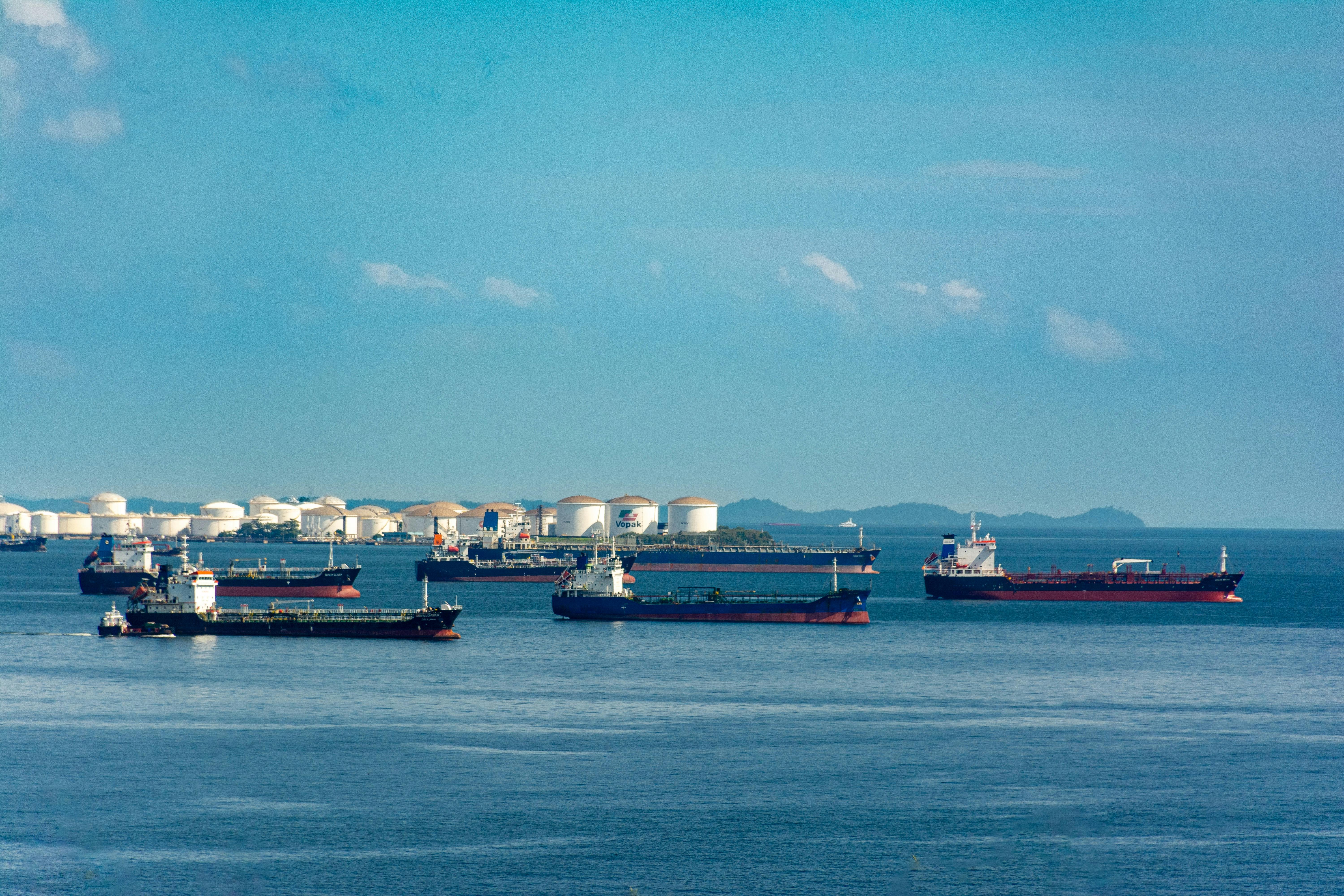 image of container loading at a shipyard