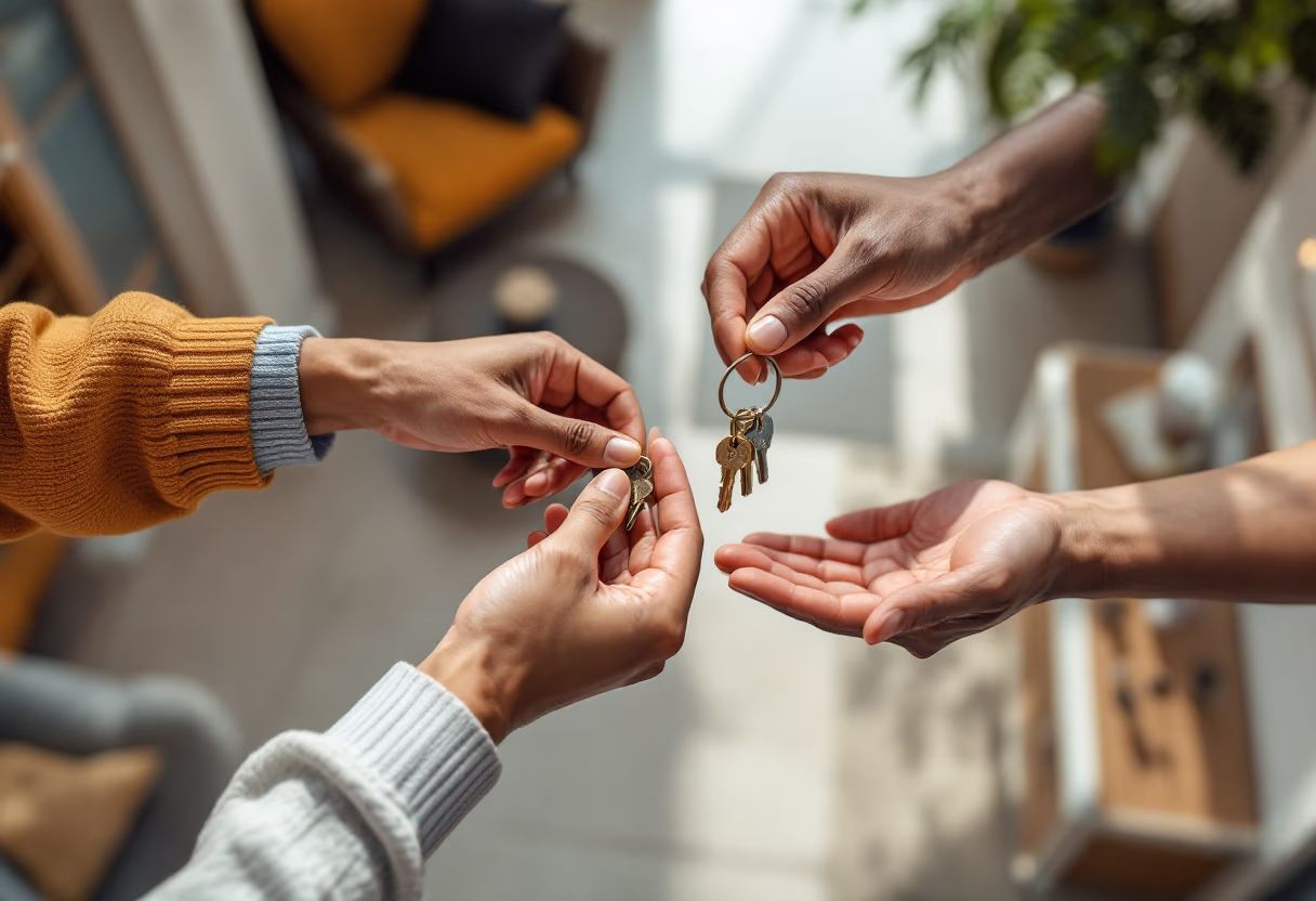 image of property key handover