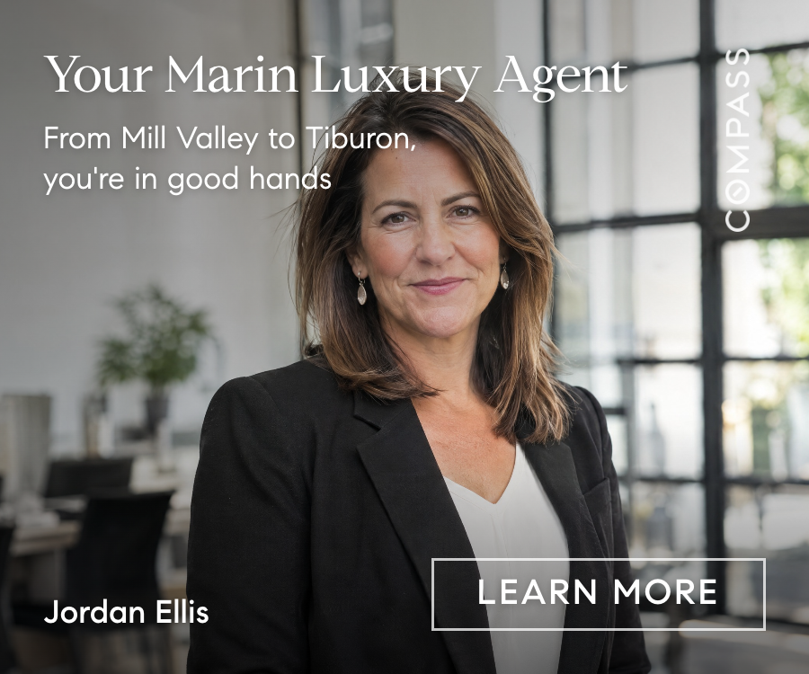 Sample ad for Jordan Ellis: Your Marin Luxury Agent. From Mill Valley to Tiburon, you're in good hands