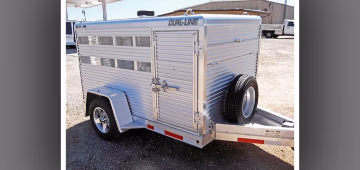 Dual-Line Small Livestock Trailer