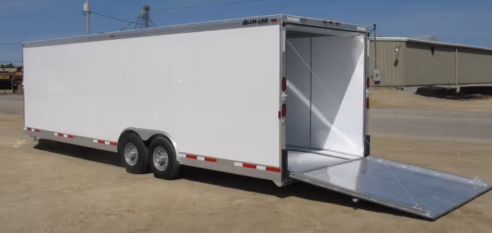 Enclosed Automotive Bumper Pull Trailers