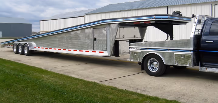 Gooseneck Wedge Car Hauler