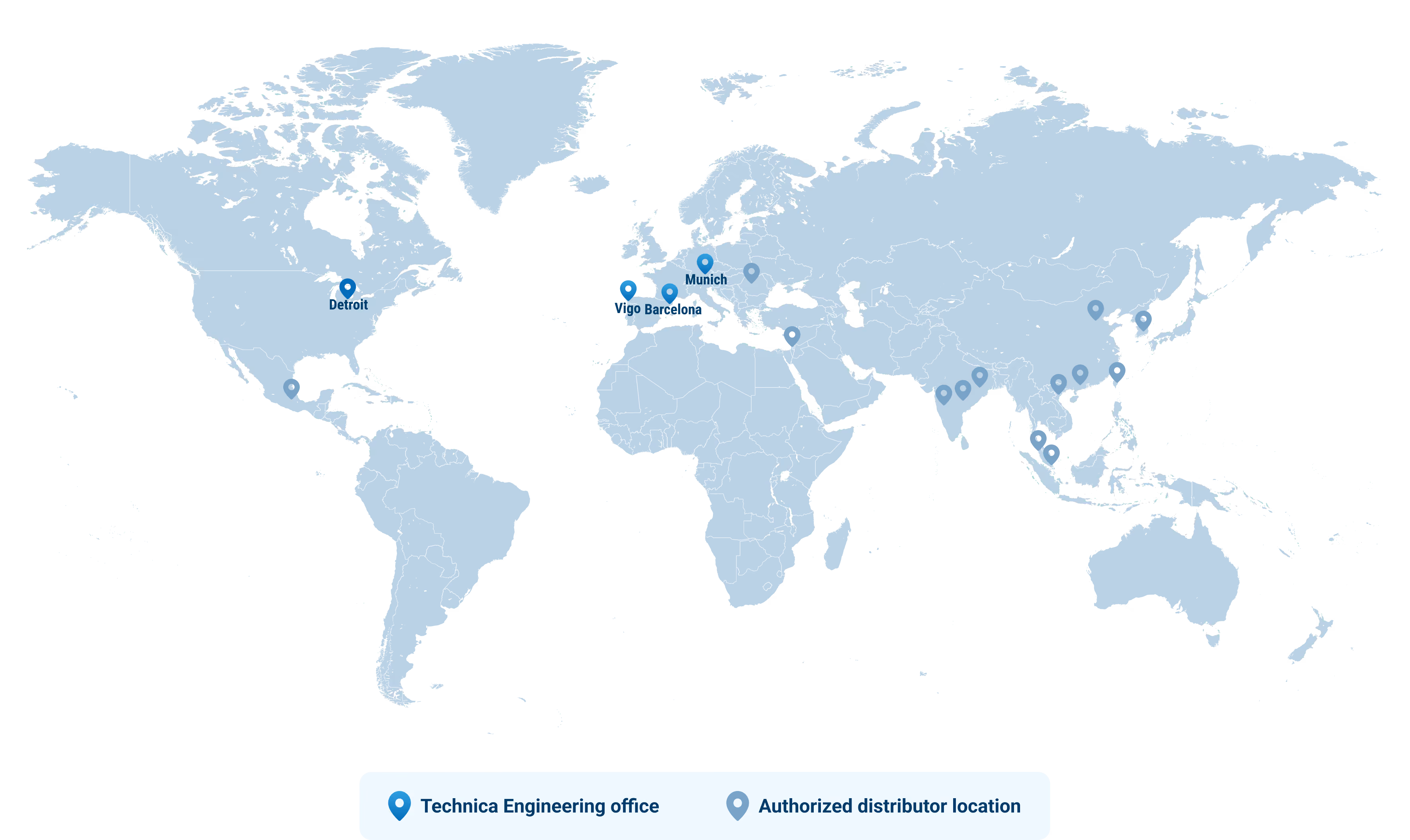 worldwide presence