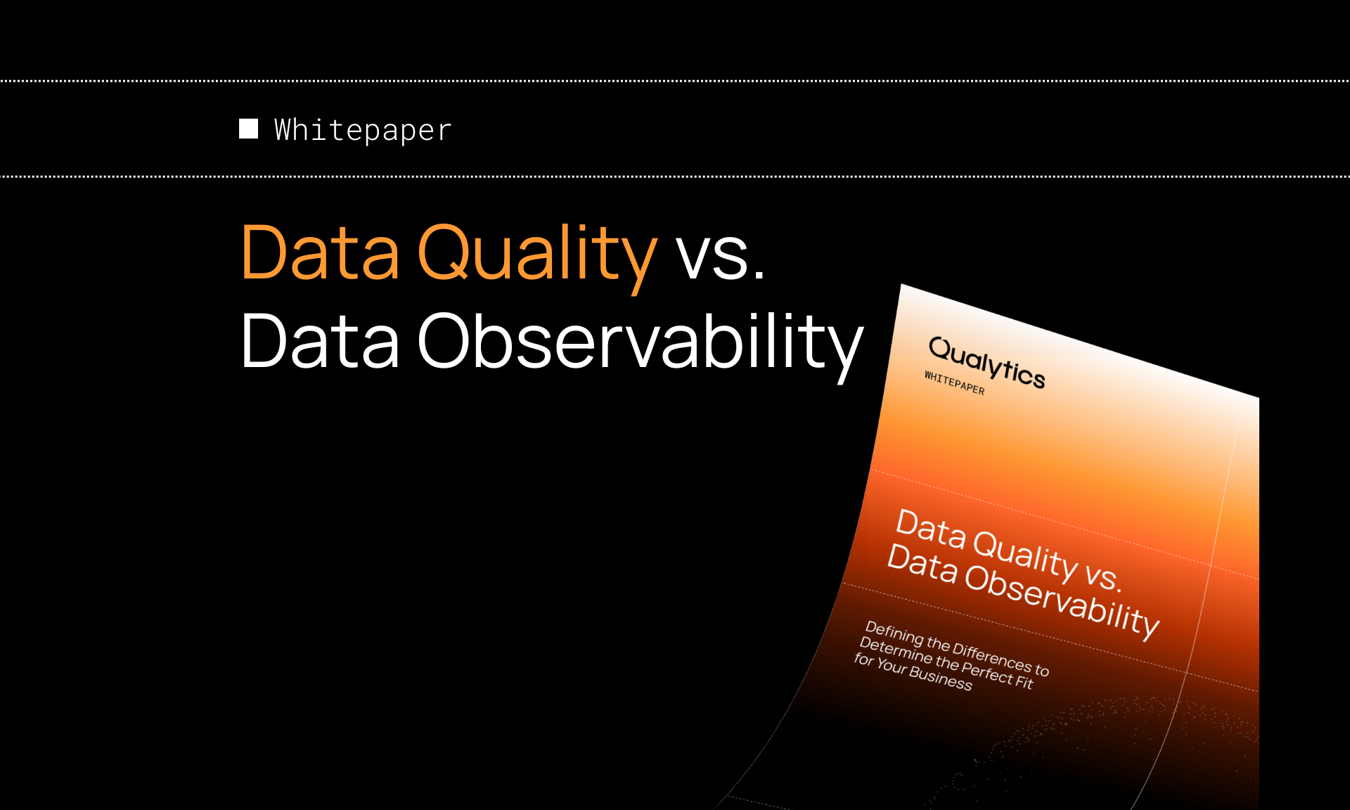 Data Quality vs. Data Observability