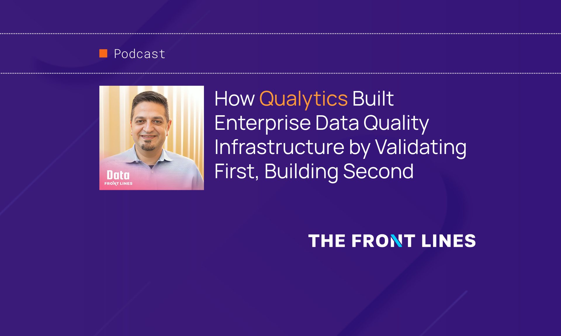 How Qualytics Built Enterprise Data Quality Infrastructure