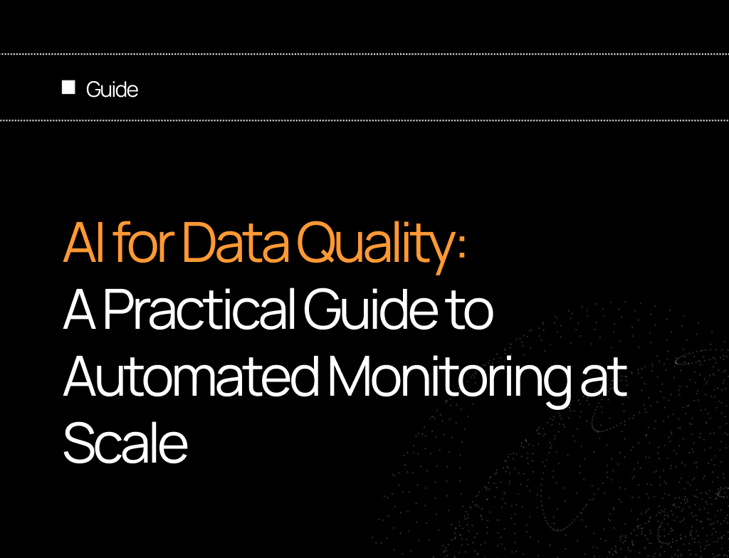 AI for Data Quality: A Practical Guide to Automated Monitoring at Scale