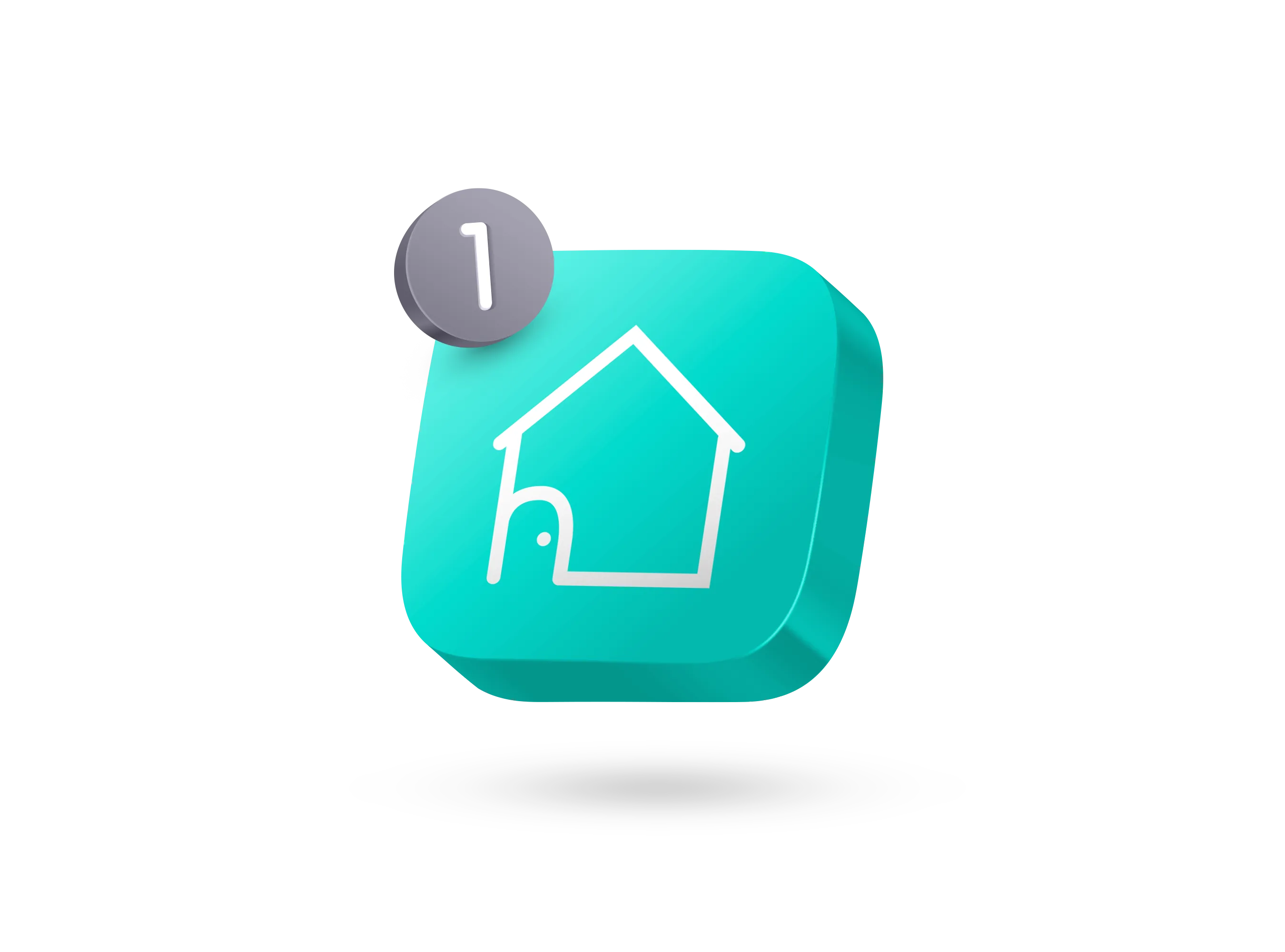 3D rendered Shuk Rentals logo