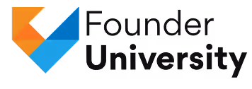 Founder University logo representing startup accelerator partnership