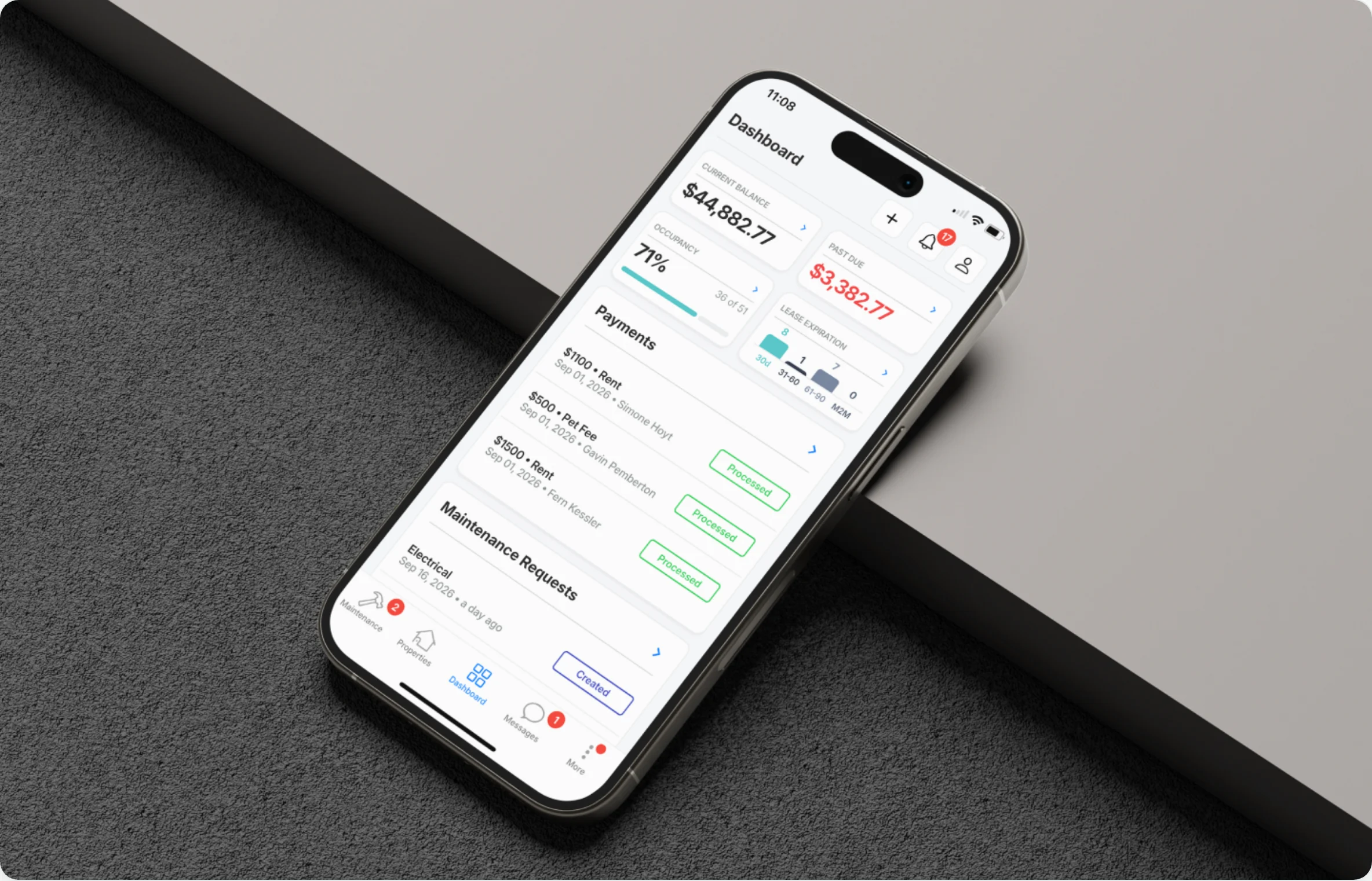 Curated list of landlord-vetted contractors by trade
