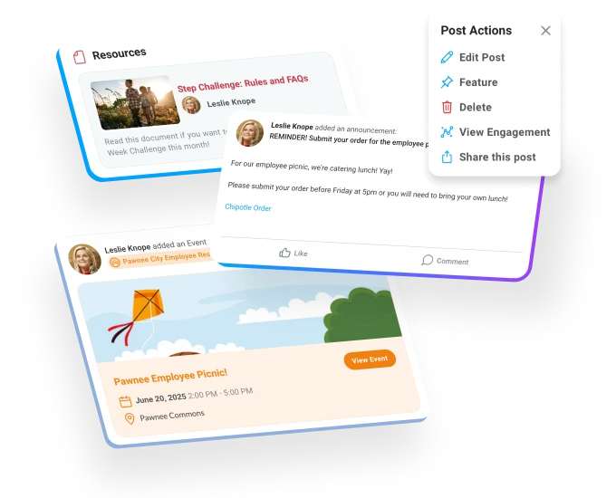 Motivosity internal communication tools that streamline employee communication and workplace collaboration.