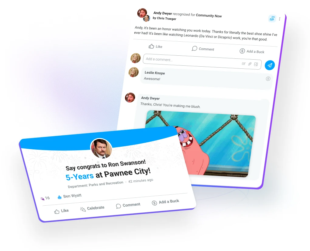 Integrate employee recognition into all of your company initiatives.