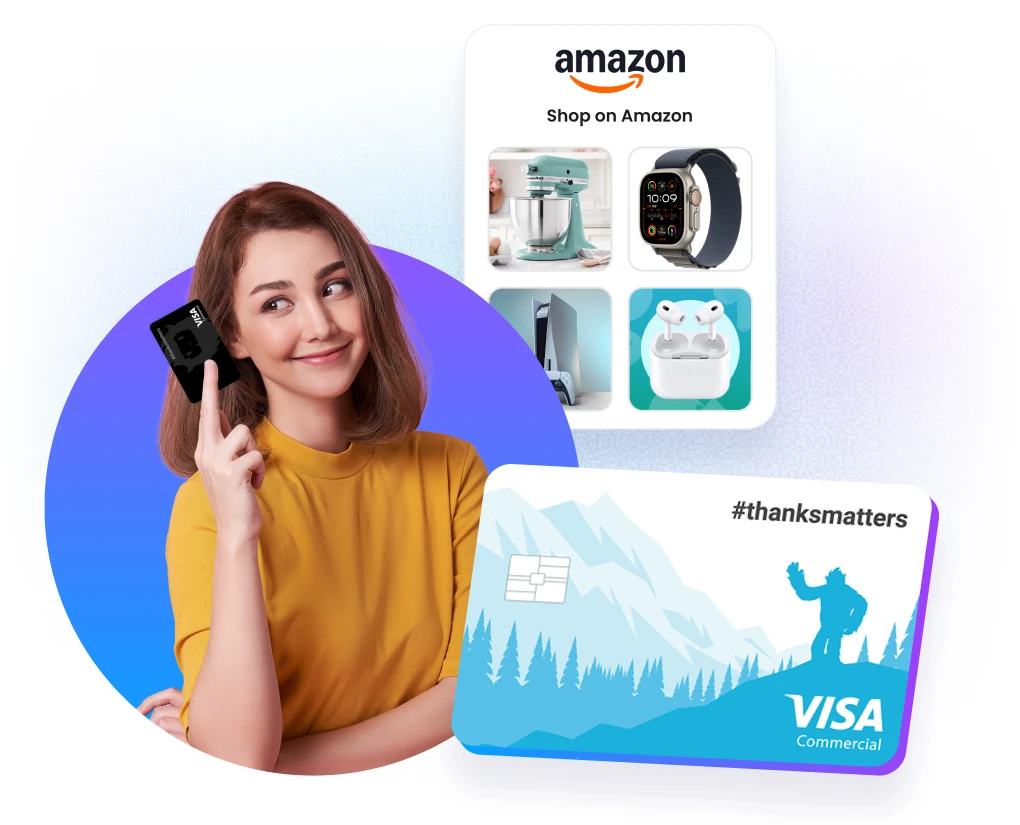 Employees redeeming milestone rewards worldwide with the Motivosity ThanksMatters Card wherever VISA is accepted.