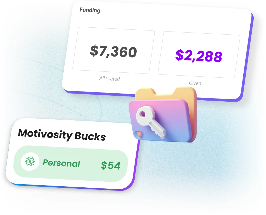 Secure funding dashboards in Motivosity with enterprise-grade data handling practices to protect financial information and user privacy.