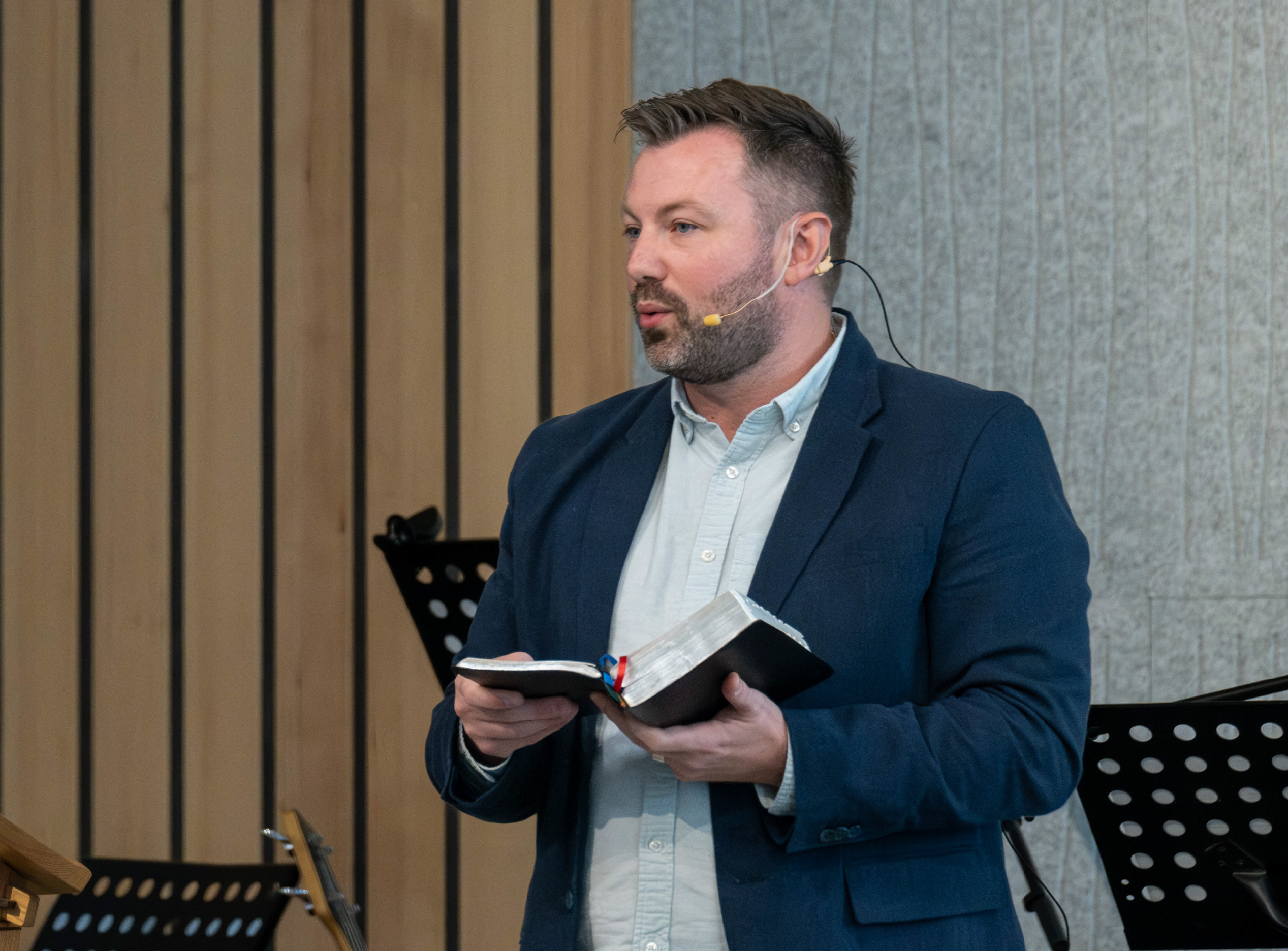 Hammond Bay Church's lead pastor, Christian Pye