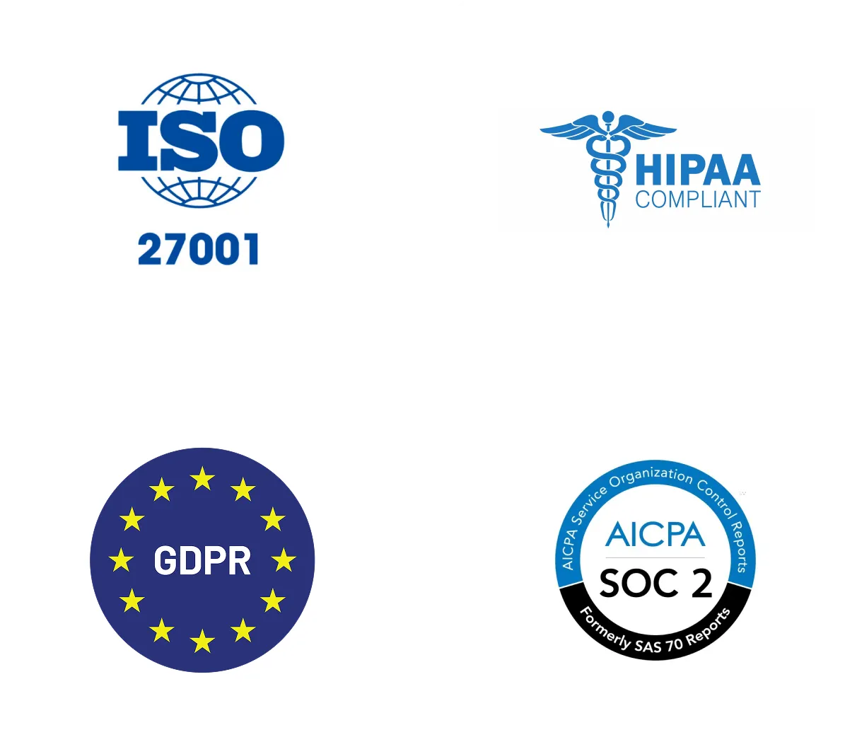 A badge that shows the security certifications Mosaic has.