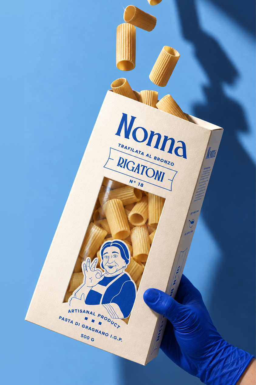 Packaging alimentaire de la marque Nonna