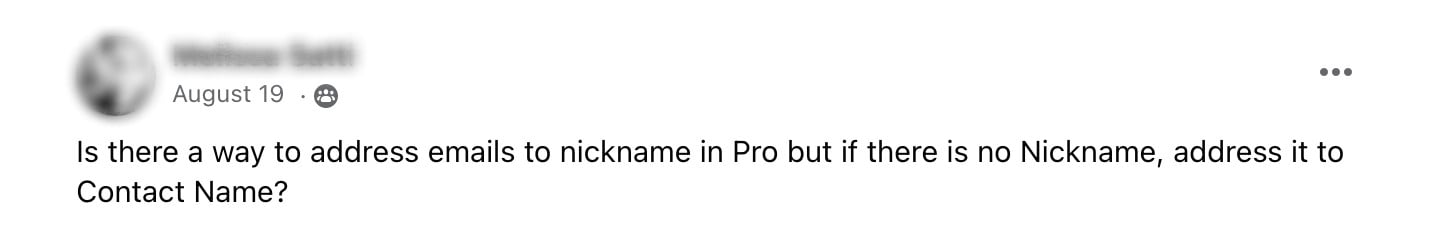 nickname merge question screenshot