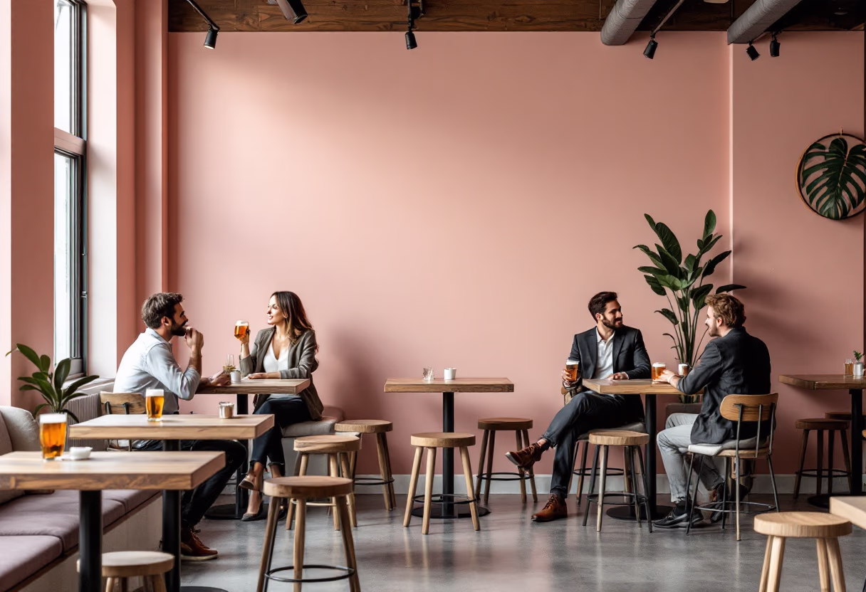 image of taproom (for a craft brewer)