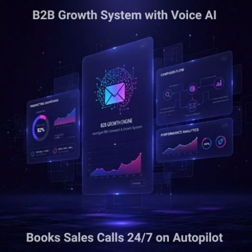 AI Lead Gen Cold Email Outreach and Voice AI marketing system