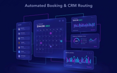 CRM and Calendar Integration of B2B AI Lead Generation and sales system