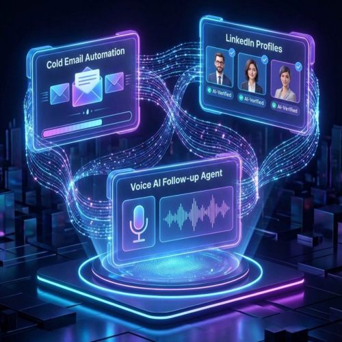 AI Outbound B2B Lead Gen Cold Email Outreach and Voice AI