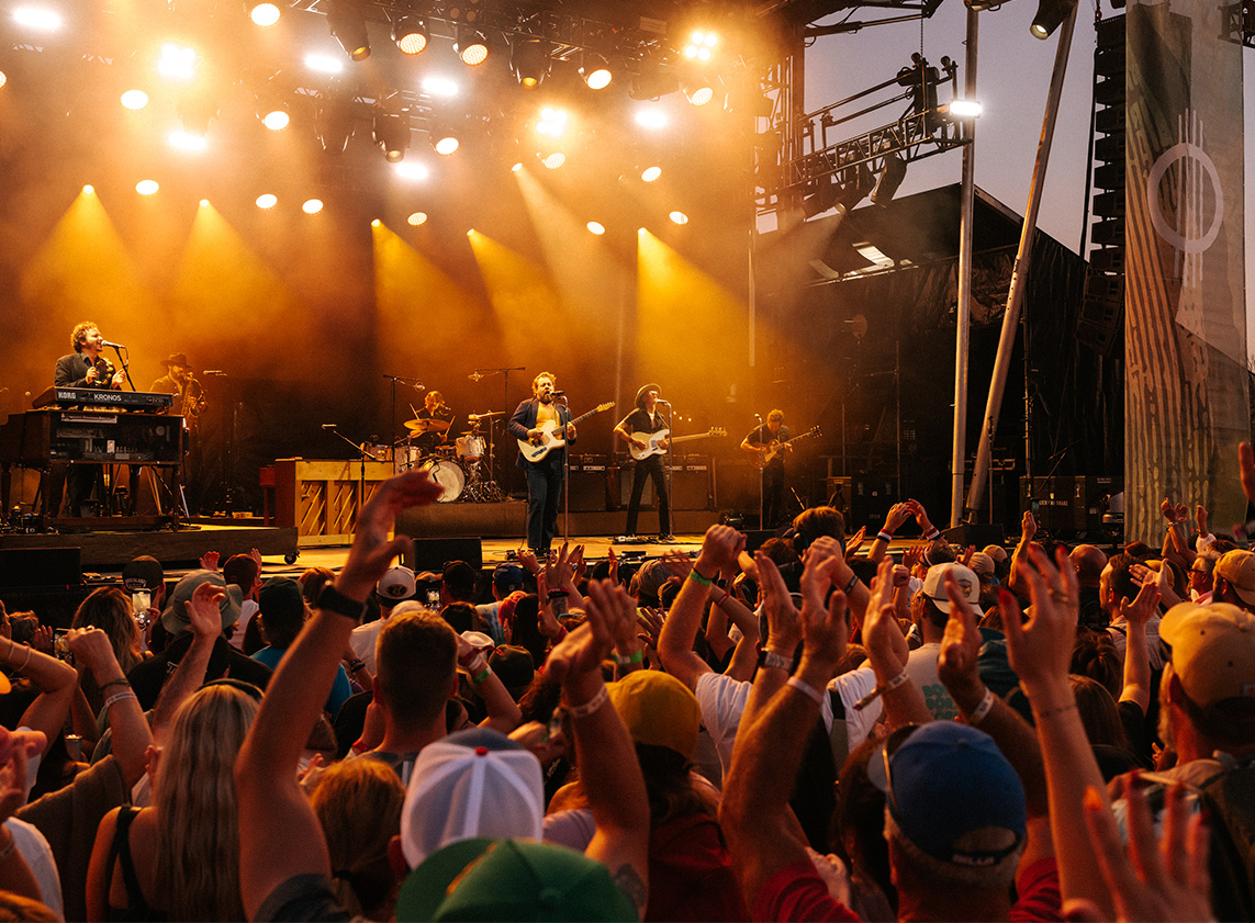 Music guest at Borderland Festival Nathaniel Rateliff.