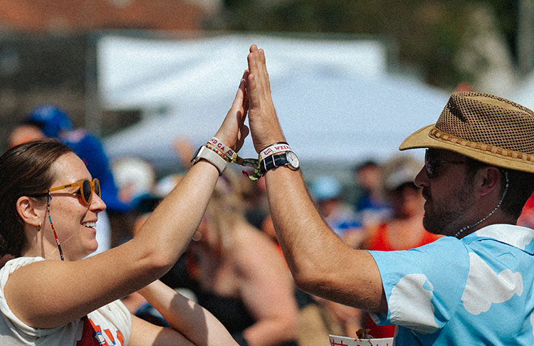 Wristbands at Borderland Festival
