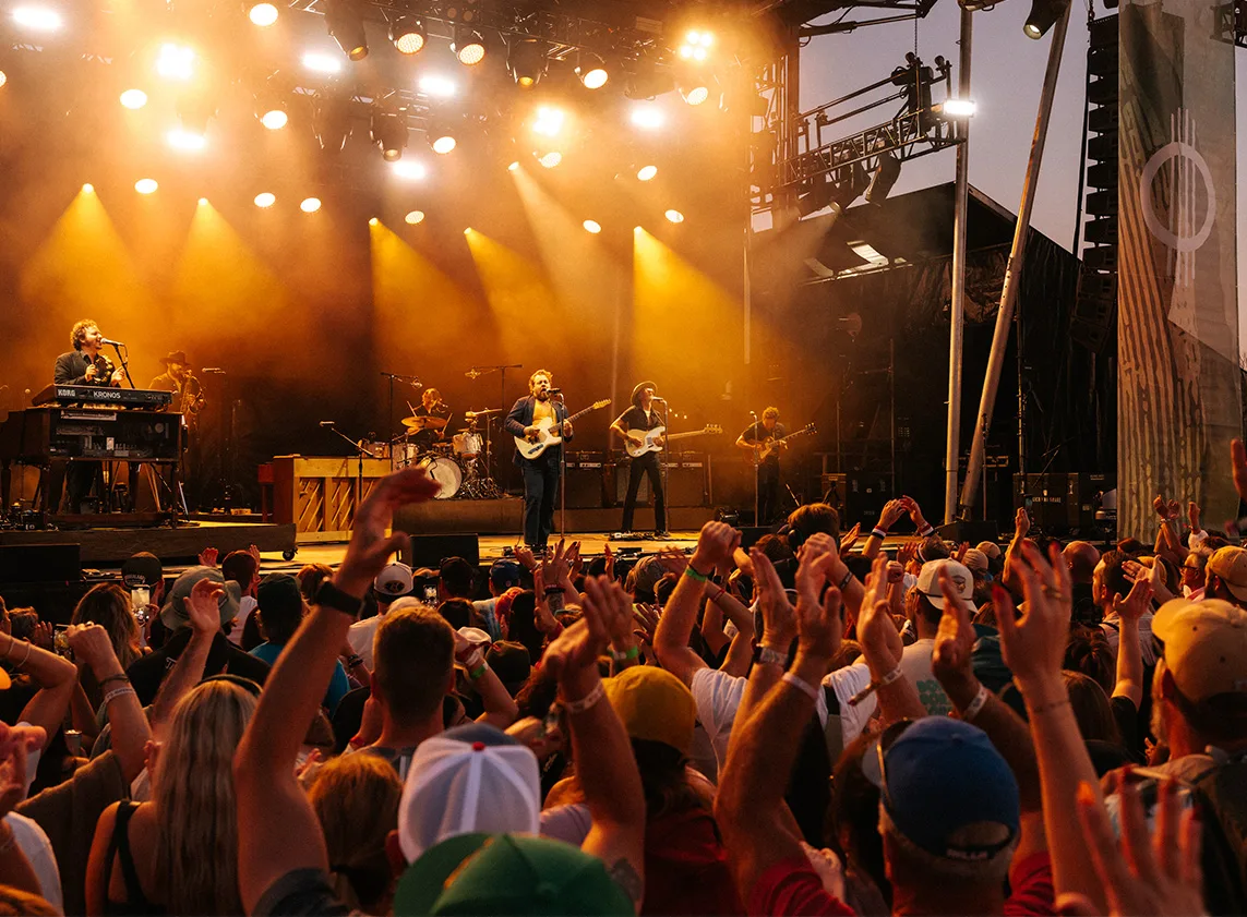 Music guest at Borderland Festival Nathaniel Rateliff.
