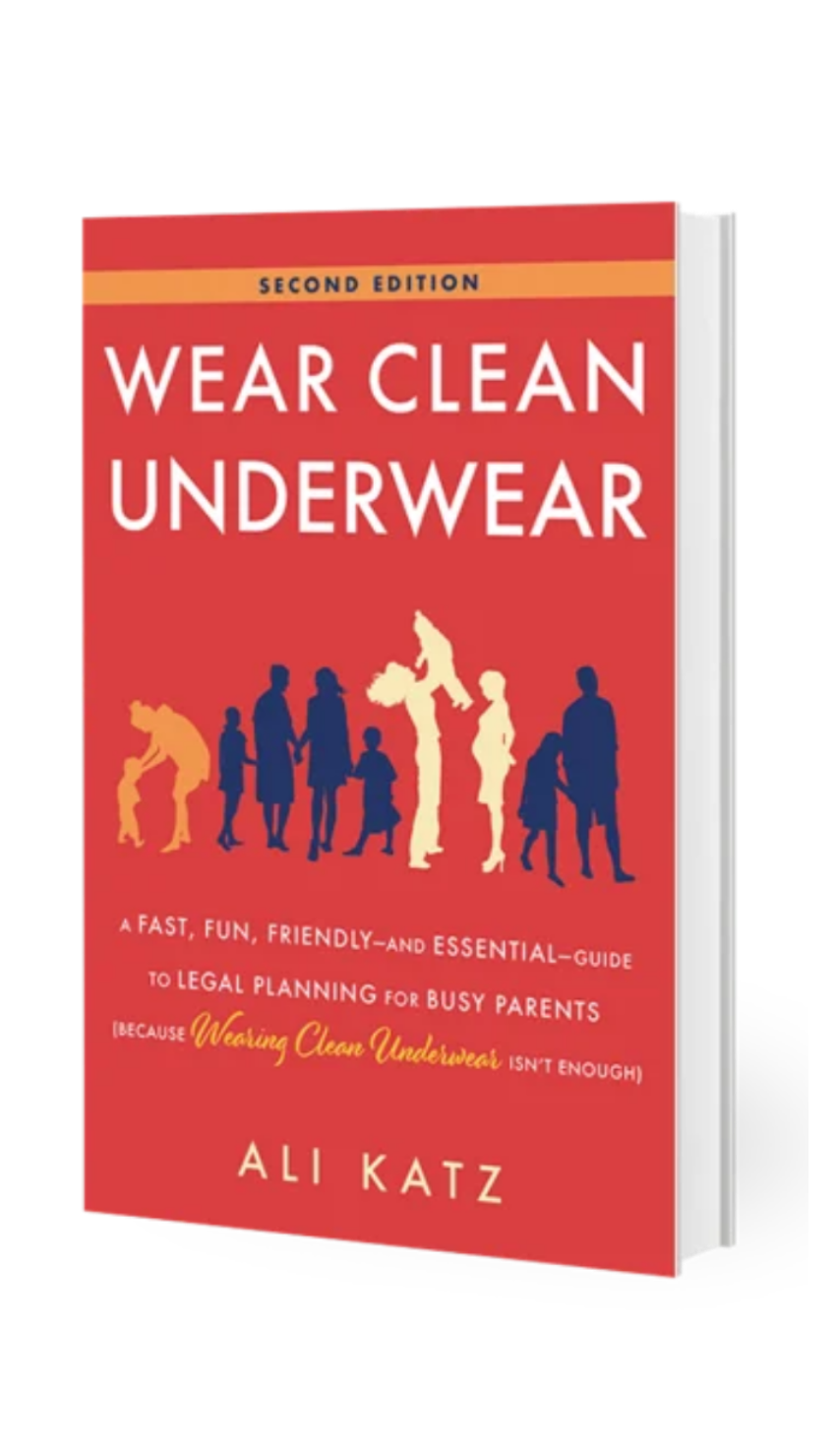 Wear Clean Underwear Book for legal planning