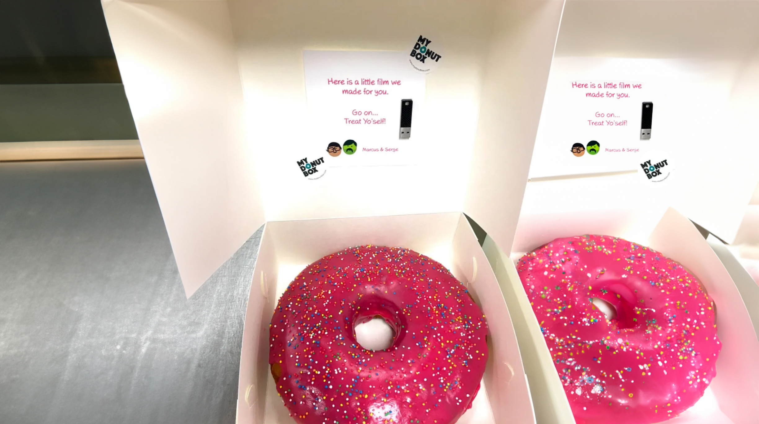 The short film and giant donuts sent to Car Next Door