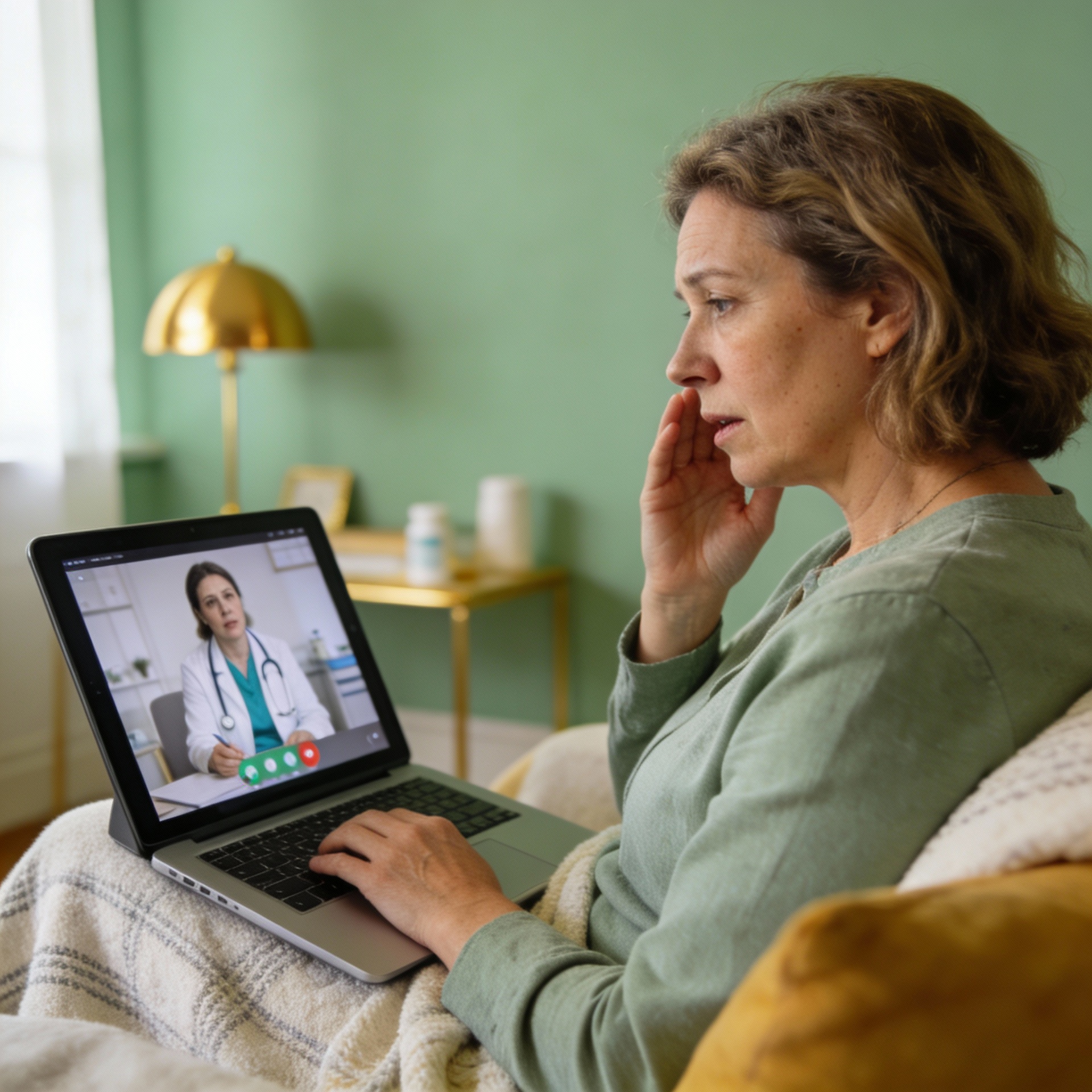 [interface] image of an ai software interface on a tablet (for an ai healthcare company)
