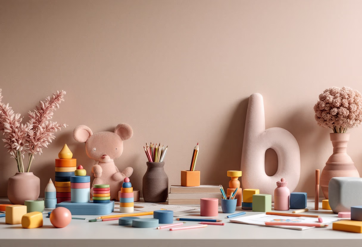 [background image] colorful classroom setting (for a preschools & daycare)