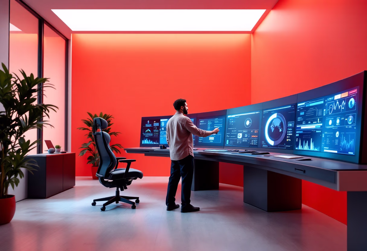 image of a traffic control center (for a mobility and transportation)