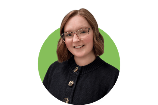 Headshot of Aarika Hauck, registered dietitian at Sensibly Sprouted