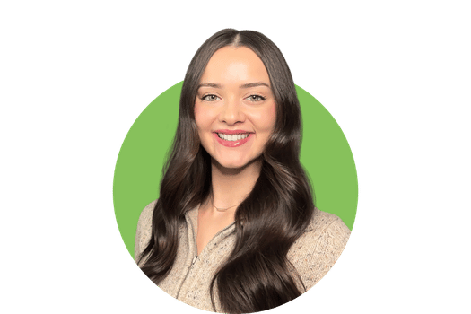 Headshot of Casey Lauritsen, registered dietitian at Sensibly Sprouted