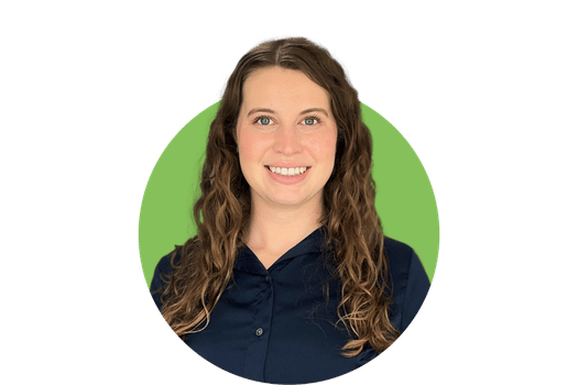 Headshot of Kylie Ferguson, registered dietitian at Sensibly Sprouted