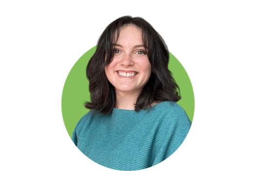 Headshot of Emily Rogers, registered dietitian at Sensibly Sprouted