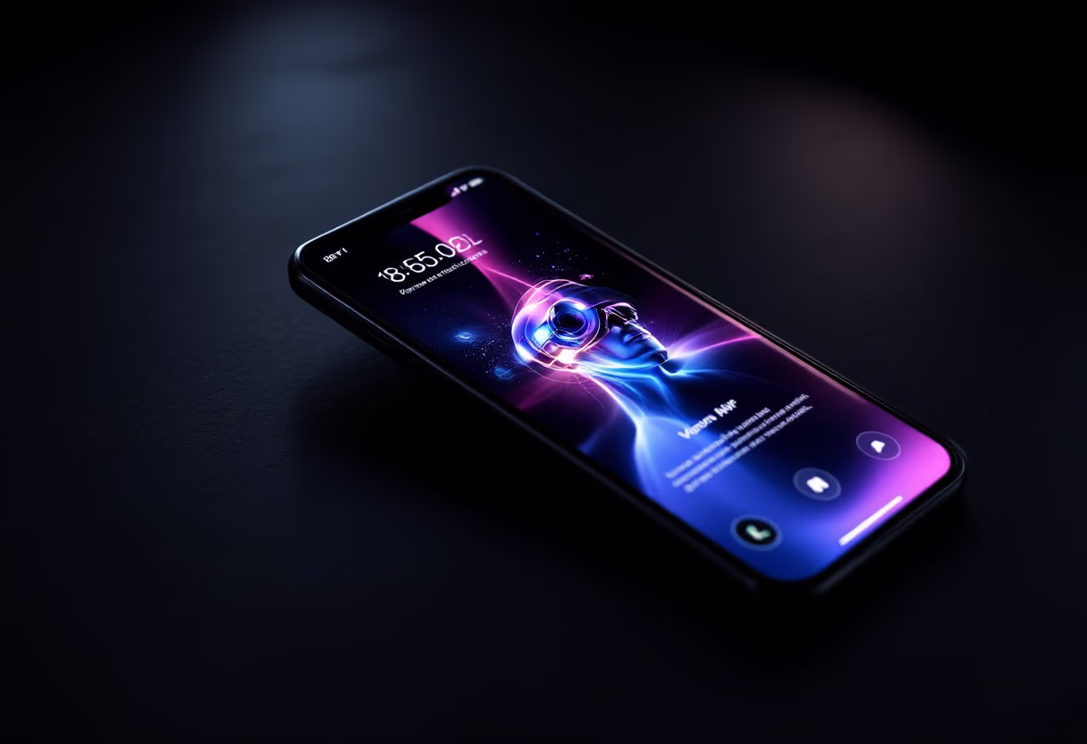 [digital project] image of project on a mobile device for a vr app