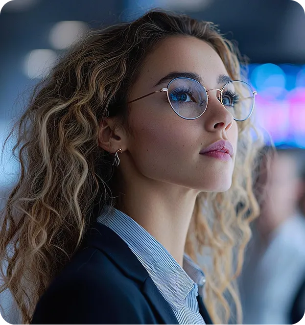 Hombre pensando usando la tecnologia