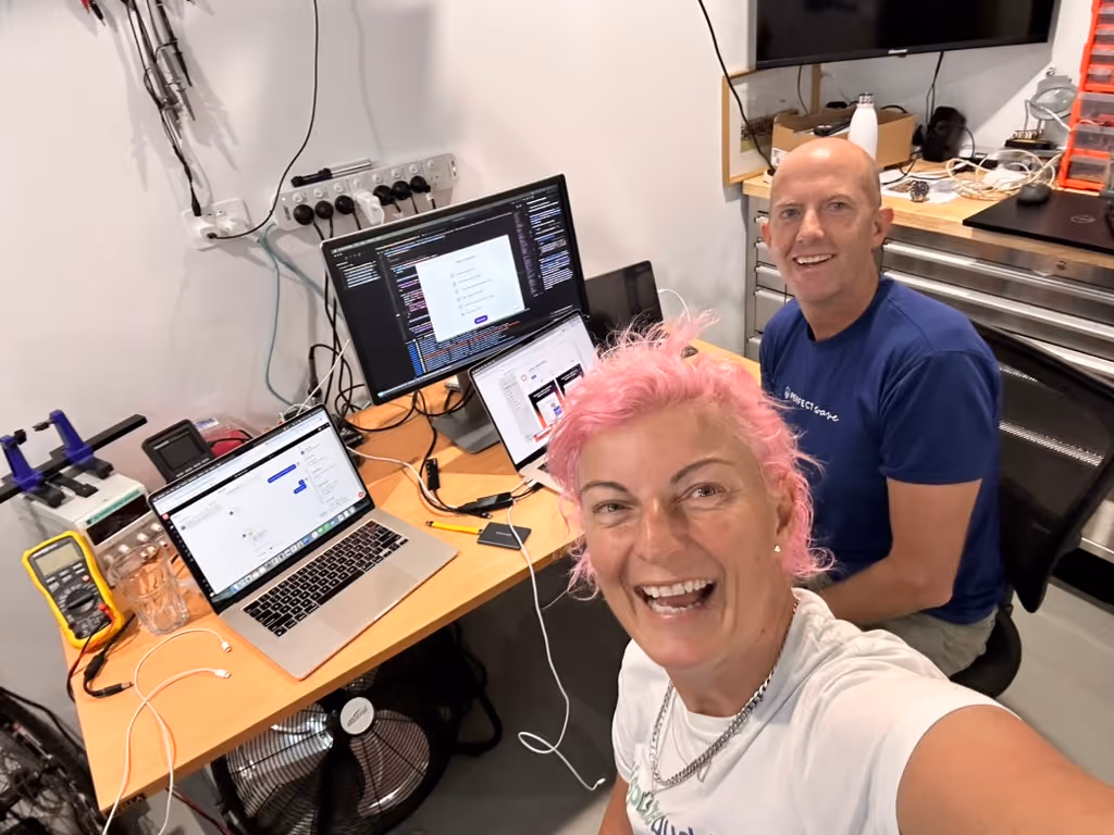 Jenny Rudd and Seth Bell'